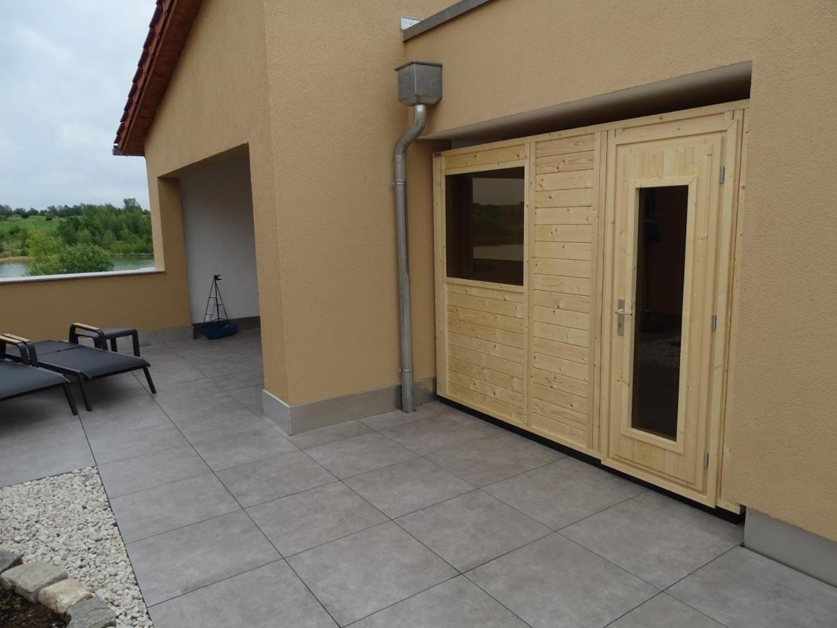 Feriendomizil Am Stoermthaler See, Lagovida, Leipziger Neuseenland, Grosspoesna, Privatstrand Exteriér fotografie