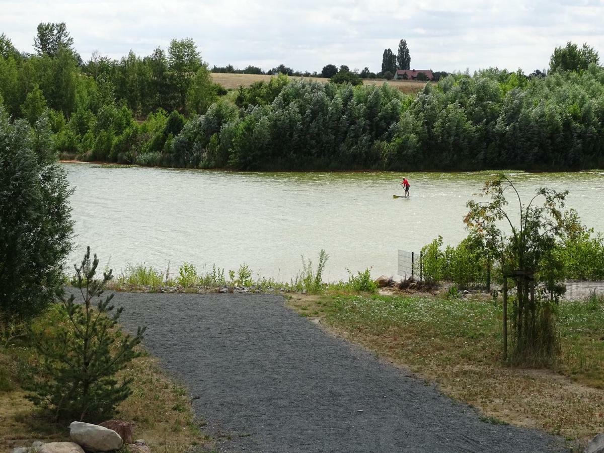 Feriendomizil Am Stoermthaler See, Lagovida, Leipziger Neuseenland, Grosspoesna, Privatstrand Exteriér fotografie