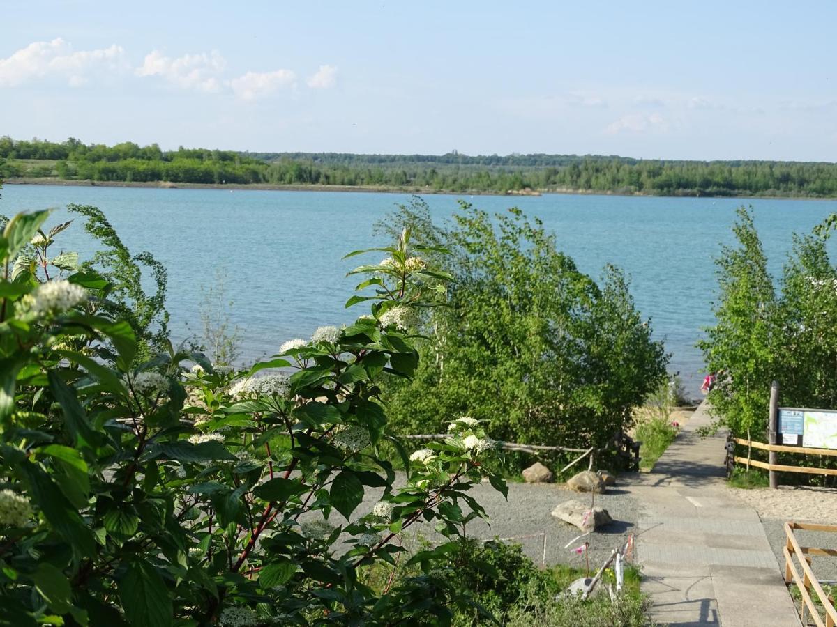 Feriendomizil Am Stoermthaler See, Lagovida, Leipziger Neuseenland, Grosspoesna, Privatstrand Exteriér fotografie