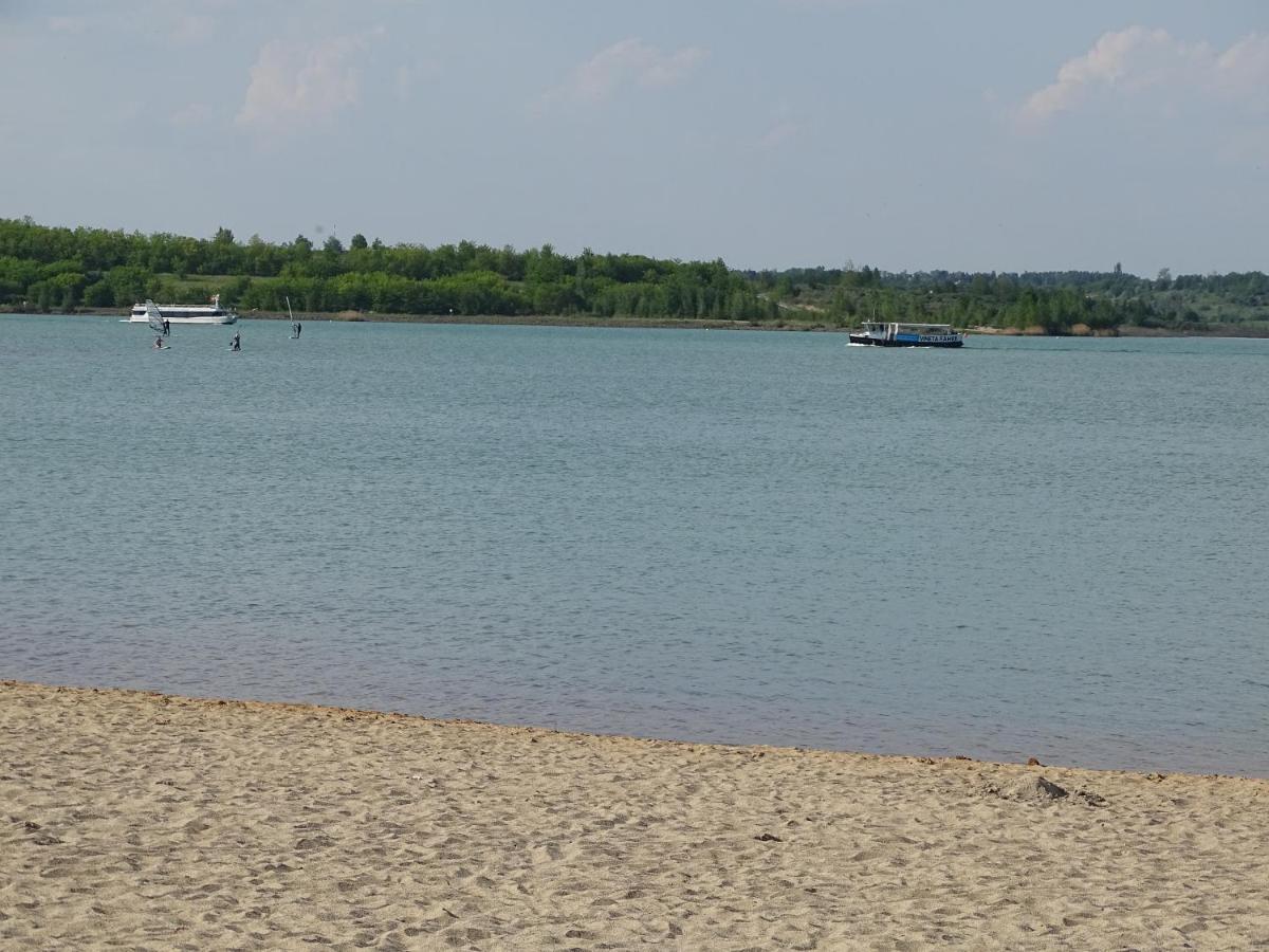 Feriendomizil Am Stoermthaler See, Lagovida, Leipziger Neuseenland, Grosspoesna, Privatstrand Exteriér fotografie