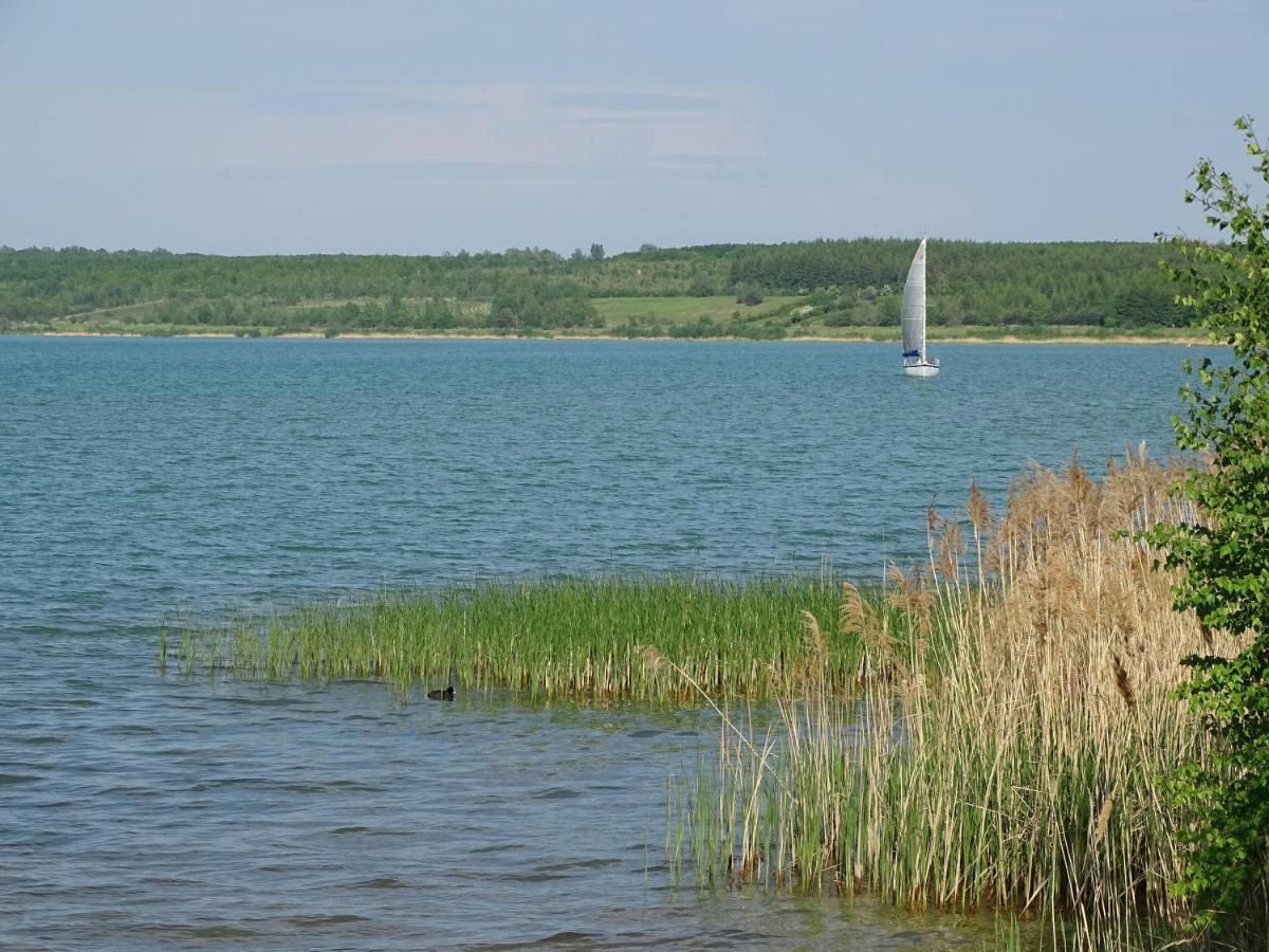 Feriendomizil Am Stoermthaler See, Lagovida, Leipziger Neuseenland, Grosspoesna, Privatstrand Exteriér fotografie